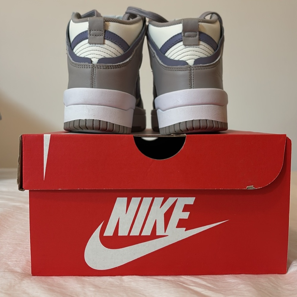 Nike Dunk High Up Iron Purple – Lightly Worn– Size 5 Women’s - Picture 6 of 14